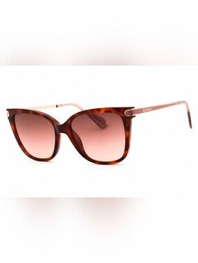 Max & Co. Sunglasses Tortoiseshell Dark Havana With Gradient Rosy Brown Lenses